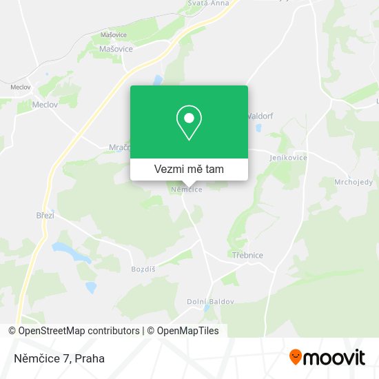 Němčice 7 mapa