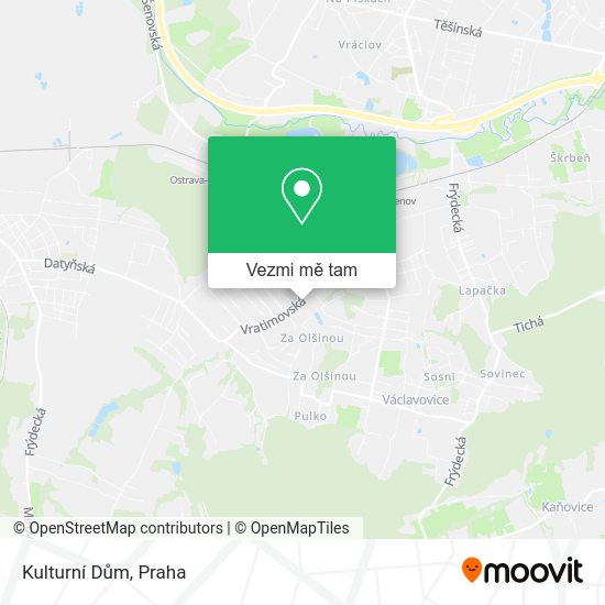 Kulturní Dům mapa