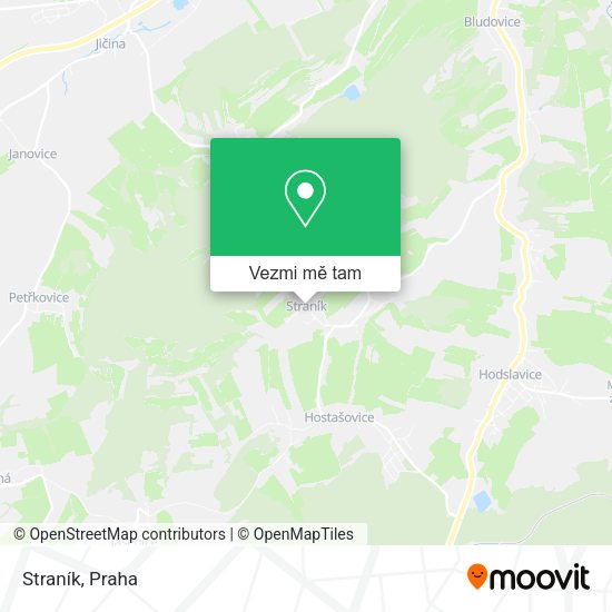 Straník mapa