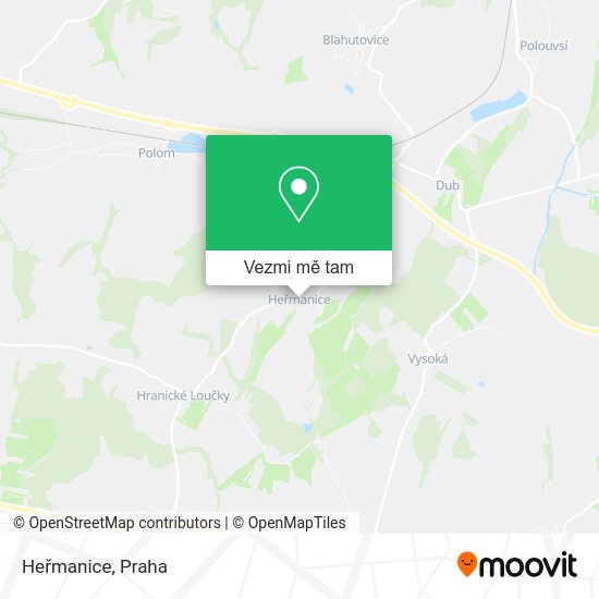Heřmanice mapa