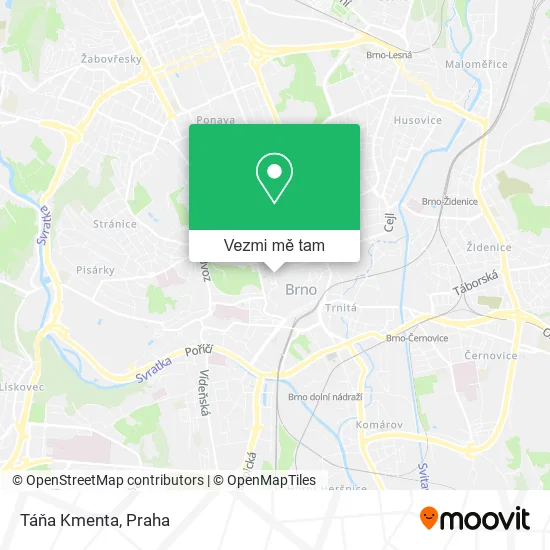 Táňa Kmenta mapa