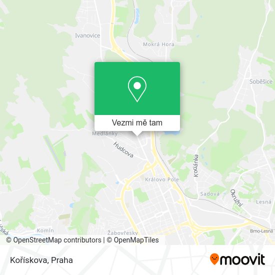 Kořískova mapa