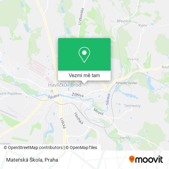 Mateřská Škola mapa