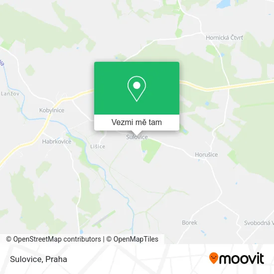 Sulovice mapa