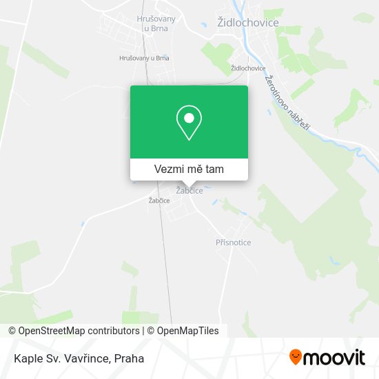 Kaple Sv. Vavřince mapa