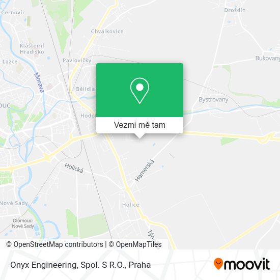 Onyx Engineering, Spol. S R.O. mapa
