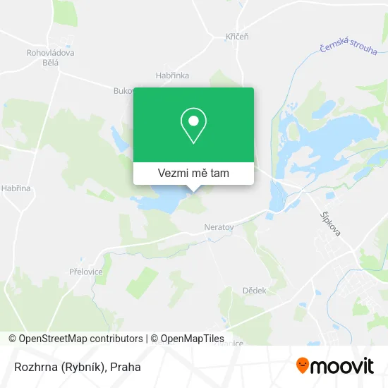 Rozhrna (Rybník) mapa
