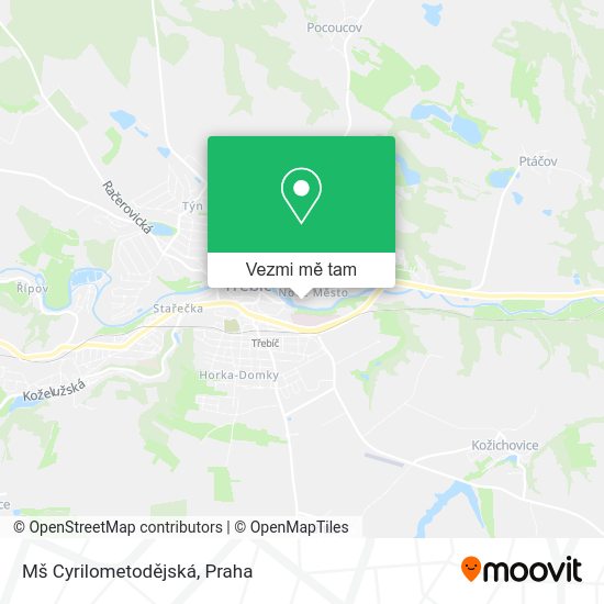 Mš Cyrilometodějská mapa