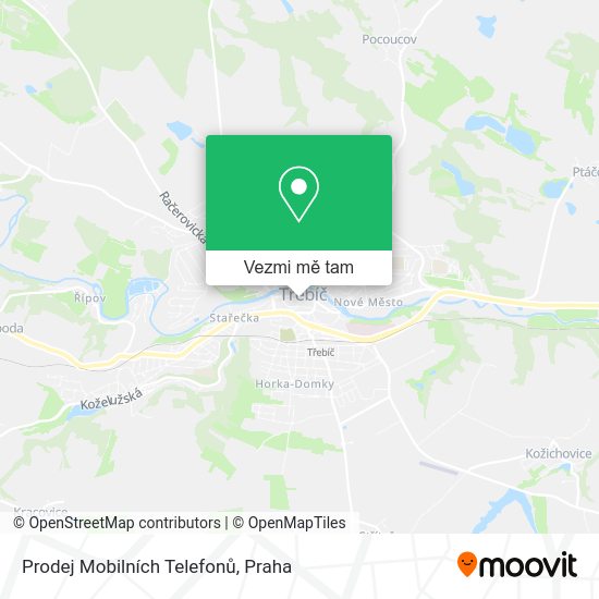 Prodej Mobilních Telefonů mapa