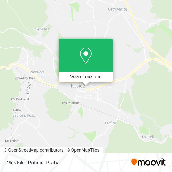 Městská Policie mapa