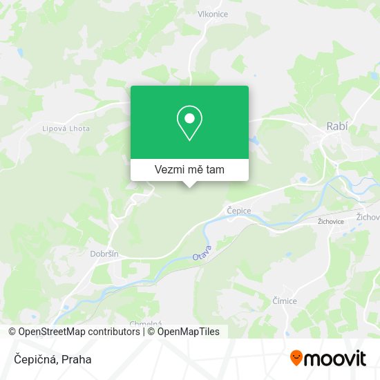 Čepičná mapa