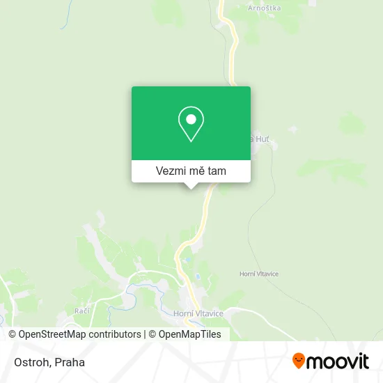 Ostroh mapa