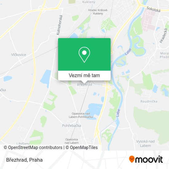 Březhrad mapa