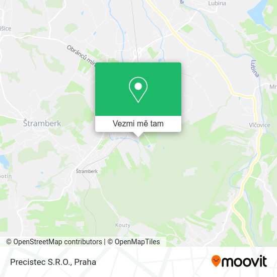 Precistec S.R.O. mapa