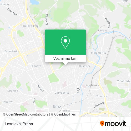 Lesnická mapa