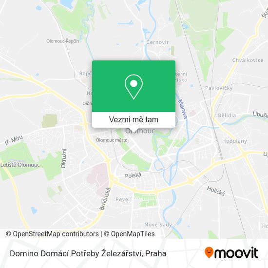 Domino Domácí Potřeby Železářství mapa