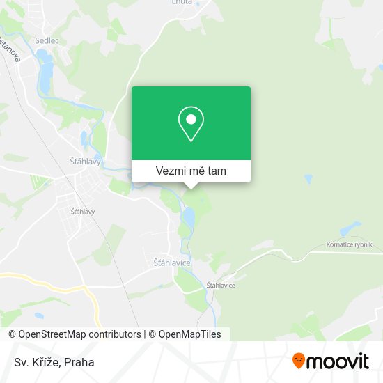 Sv. Kříže mapa