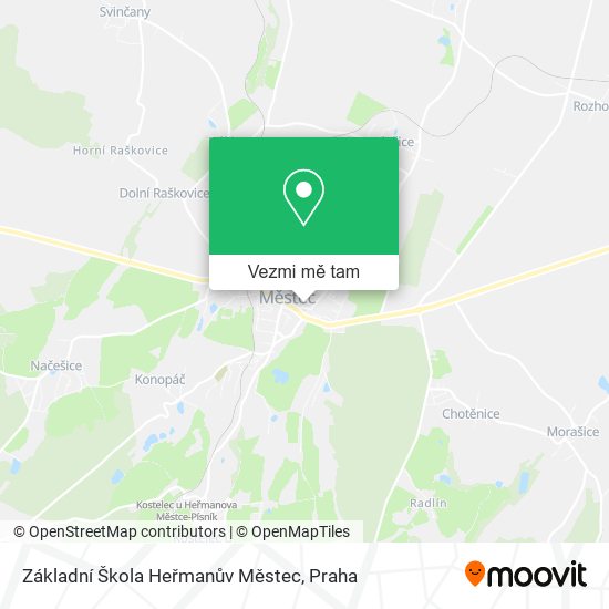 Základní Škola Heřmanův Městec mapa