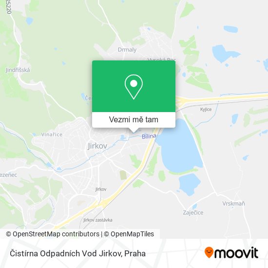 Čistírna Odpadních Vod Jirkov mapa