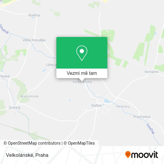 Velkolánské mapa