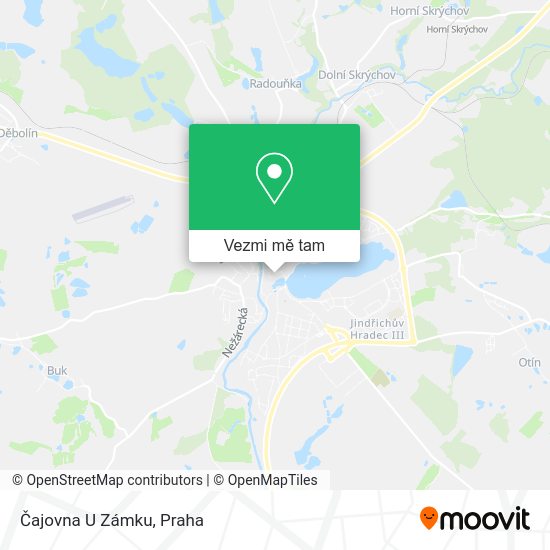 Čajovna U Zámku mapa