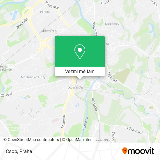 Čsob mapa