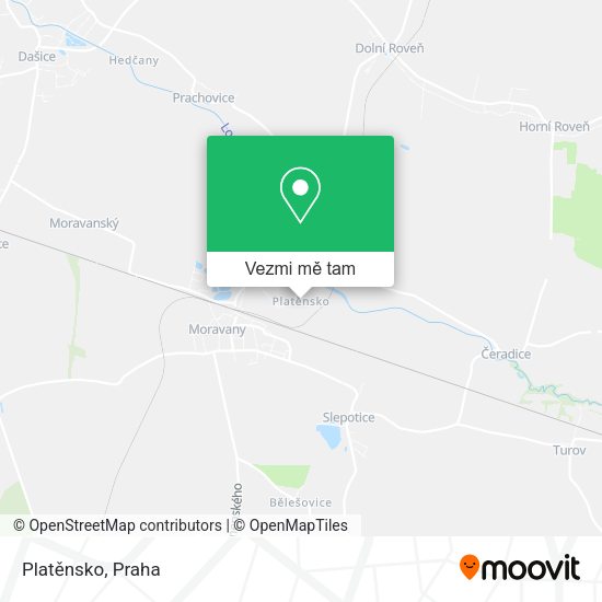 Platěnsko mapa