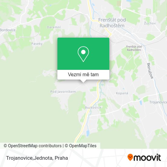 Trojanovice,Jednota mapa