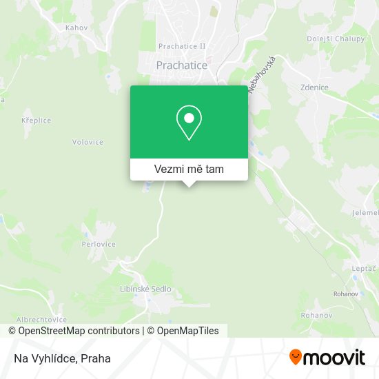 Na Vyhlídce mapa