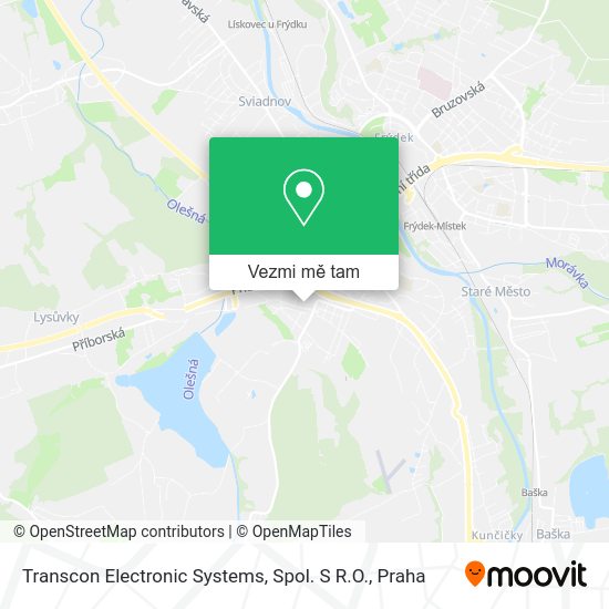 Transcon Electronic Systems, Spol. S R.O. mapa