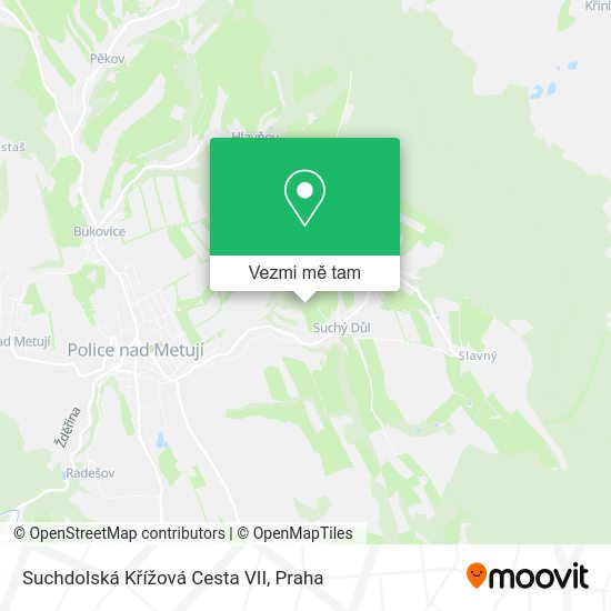 Suchdolská Křížová Cesta VII mapa