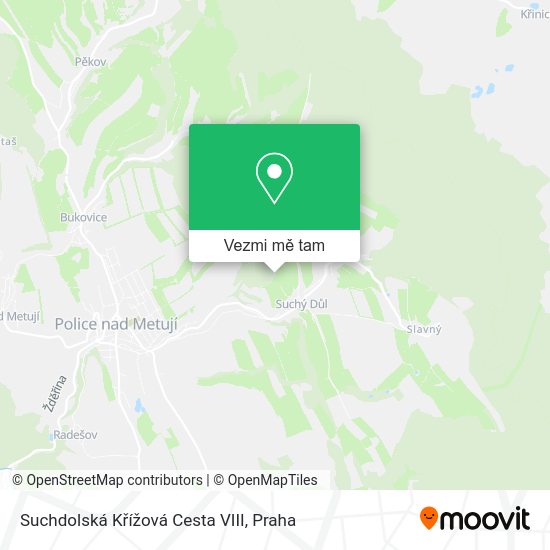 Suchdolská Křížová Cesta VIII mapa