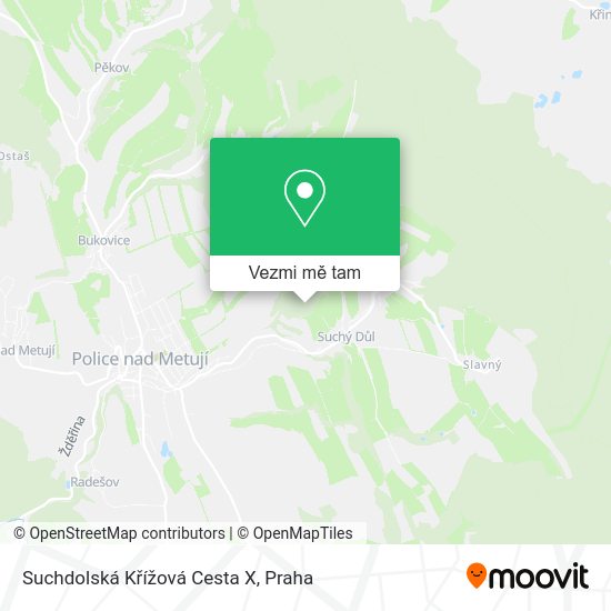 Suchdolská Křížová Cesta X mapa
