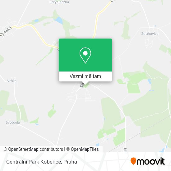 Centrální Park Kobeřice mapa