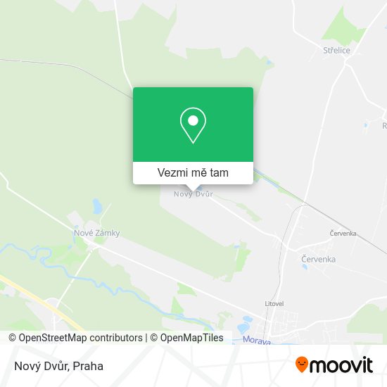 Nový Dvůr mapa