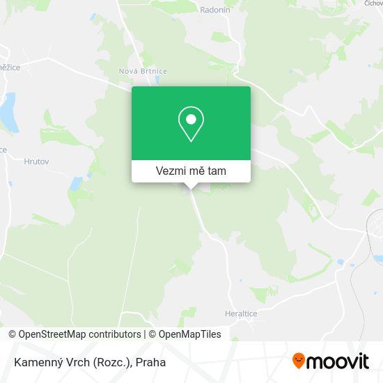 Kamenný Vrch (Rozc.) mapa