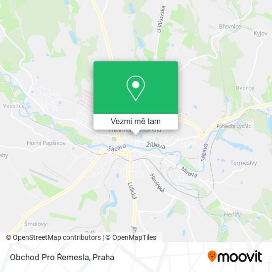 Obchod Pro Řemesla mapa