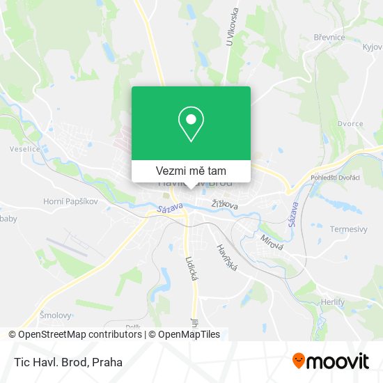 Tic Havl. Brod mapa