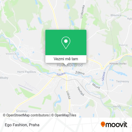 Ego Fashion mapa