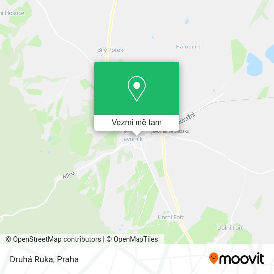 Druhá Ruka mapa