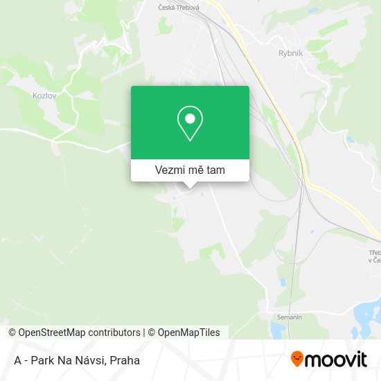 A - Park Na Návsi mapa