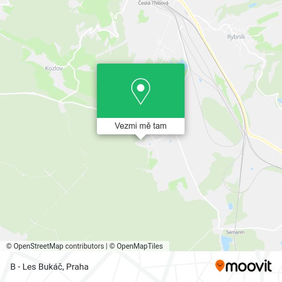 B - Les Bukáč mapa