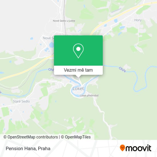 Pension Hana mapa