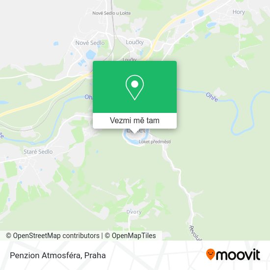 Penzion Atmosféra mapa