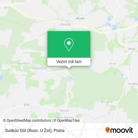 Sudkův Důl (Rozc. U Žst) mapa
