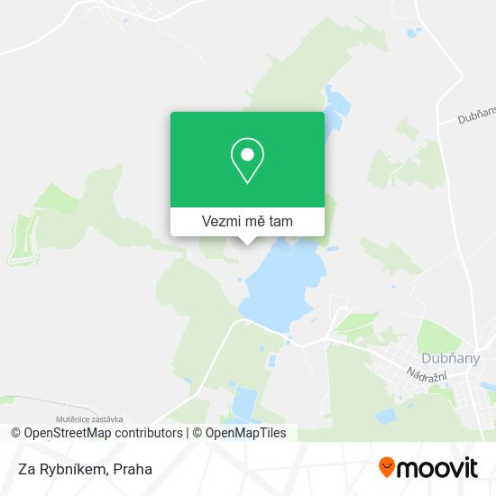 Za Rybníkem mapa
