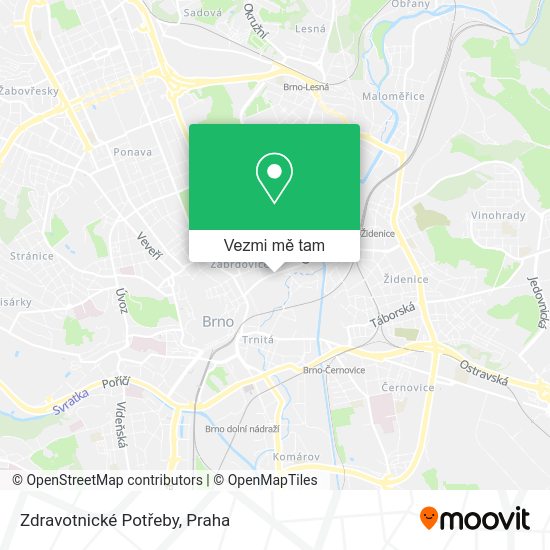 Zdravotnické Potřeby mapa