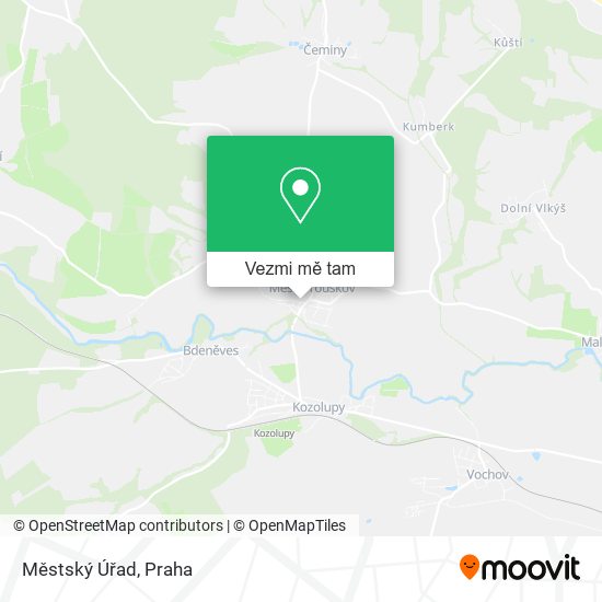 Městský Úřad mapa