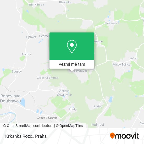 Krkanka Rozc. mapa
