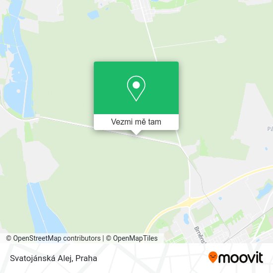 Svatojánská Alej mapa